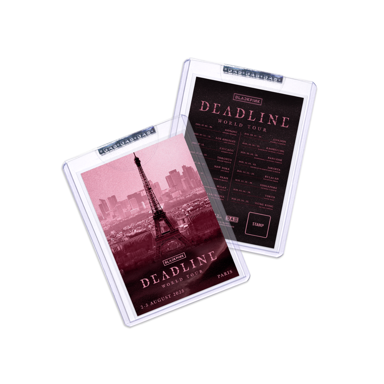 BLACKPINK DEADLINE フォトカード BLACKPINK DEADLINE TOUR CHINA POP UP MD PHOTOCARD Jisoo