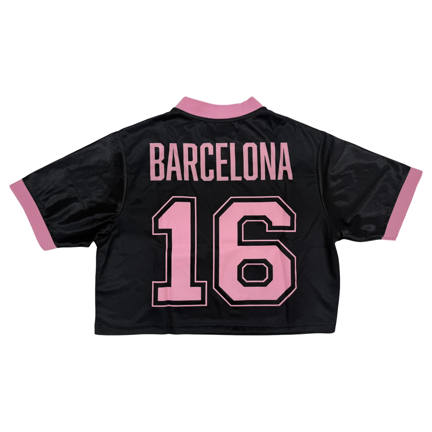 BLACKPINK Cropped Jersey Barcelona Black