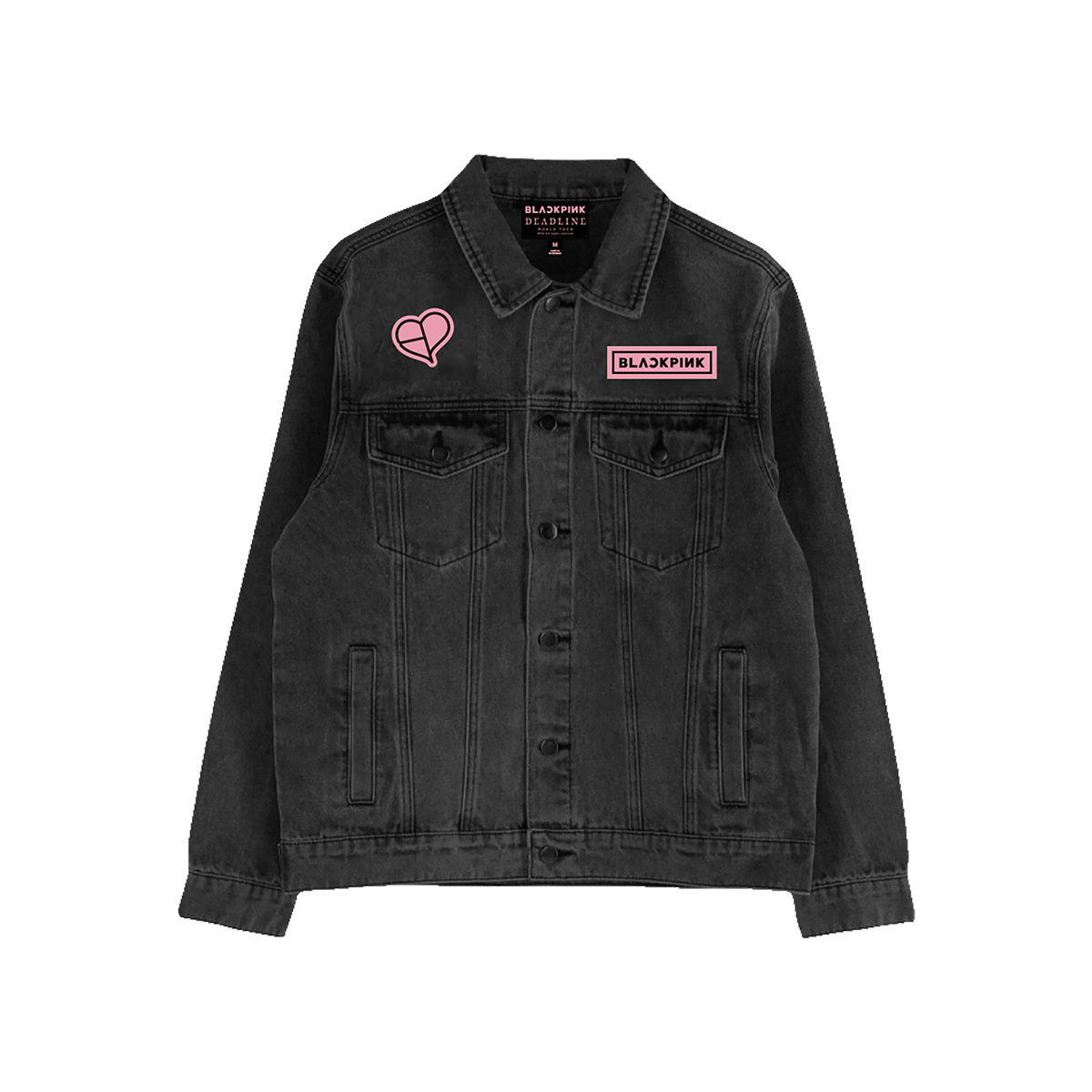 BLACKPINK Denim Jacket Dark Grey – BLACKPINK OFFICIAL STORE (EU) BLACKPINK Denim Jacket Dark Grey – BLACKPINK OFFICIAL STORE (EU)