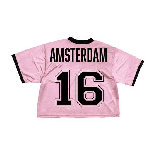 BLACKPINK Cropped Jersey Amsterdam Pink