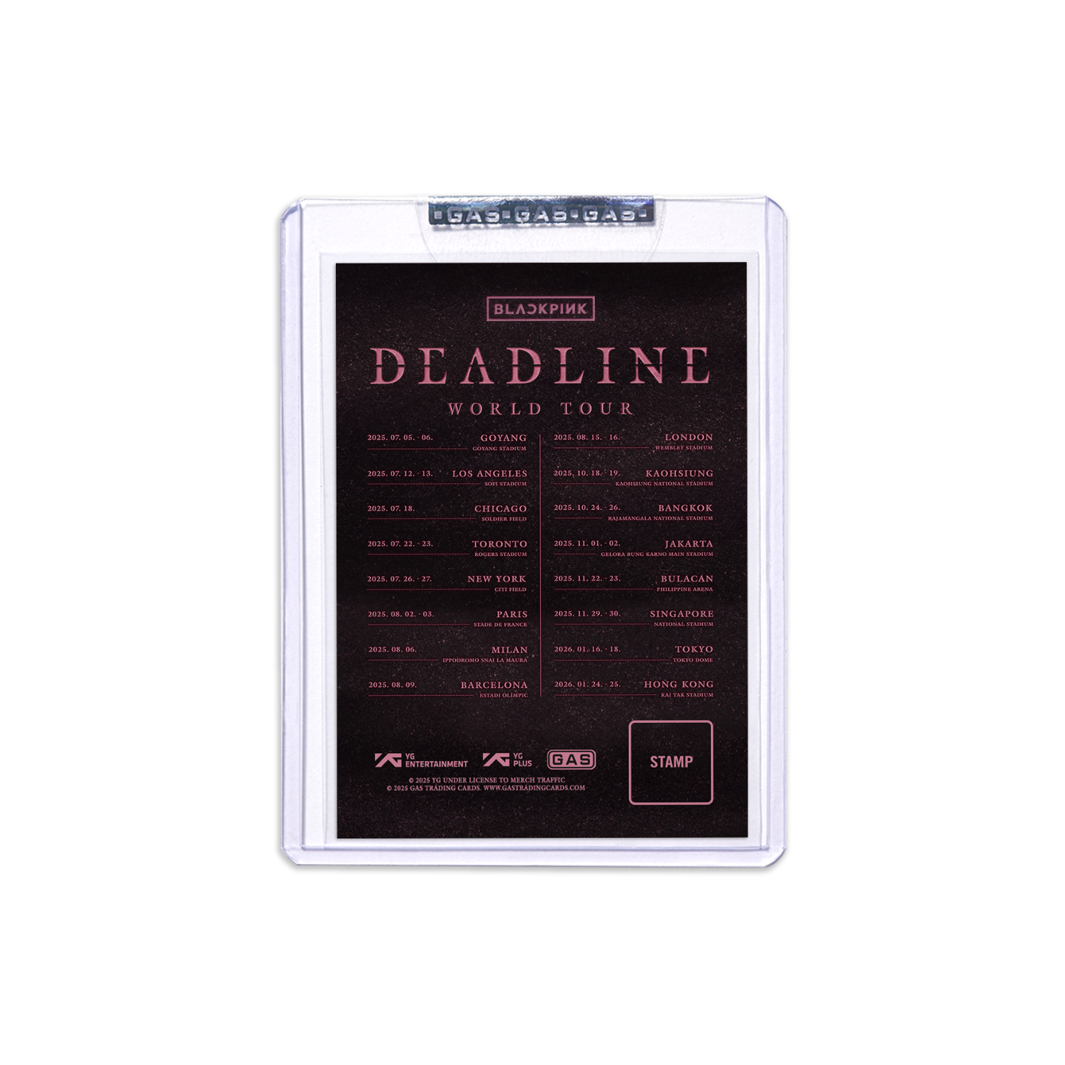 BLACKPINK DEADLINE フォトカード BLACKPINK Exclusive Trading Card LA – BLACKPINK OFFICIAL