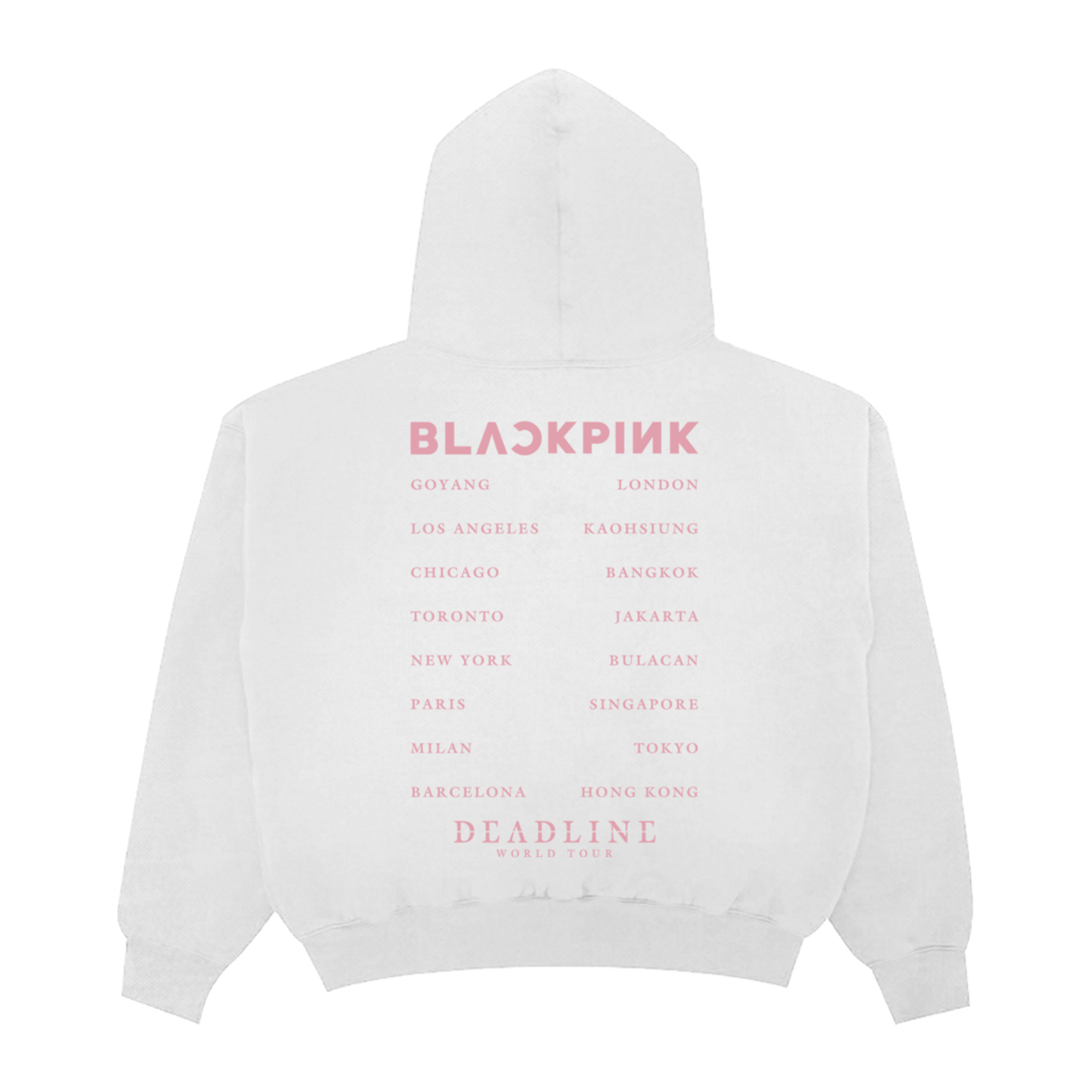 BLACKPINK Foil Zip Hoodie White – BLACKPINK OFFICIAL STORE (EU) BLACKPINK Foil Zip Hoodie White – BLACKPINK OFFICIAL STORE (EU)