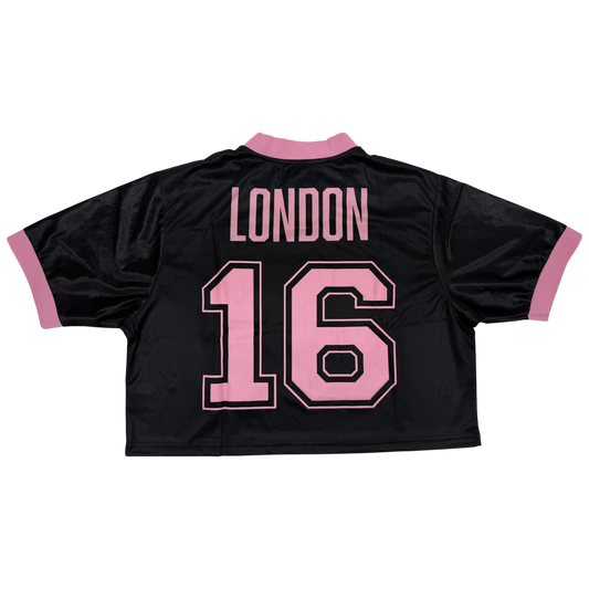 BLACKPINK Cropped Jersey London Black