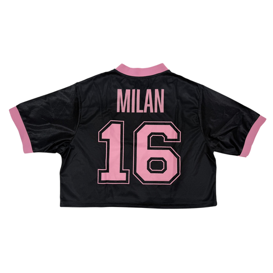 BLACKPINK Cropped Jersey Milan Black