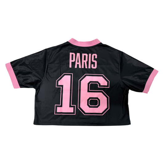 BLACKPINK Cropped Jersey Paris Black
